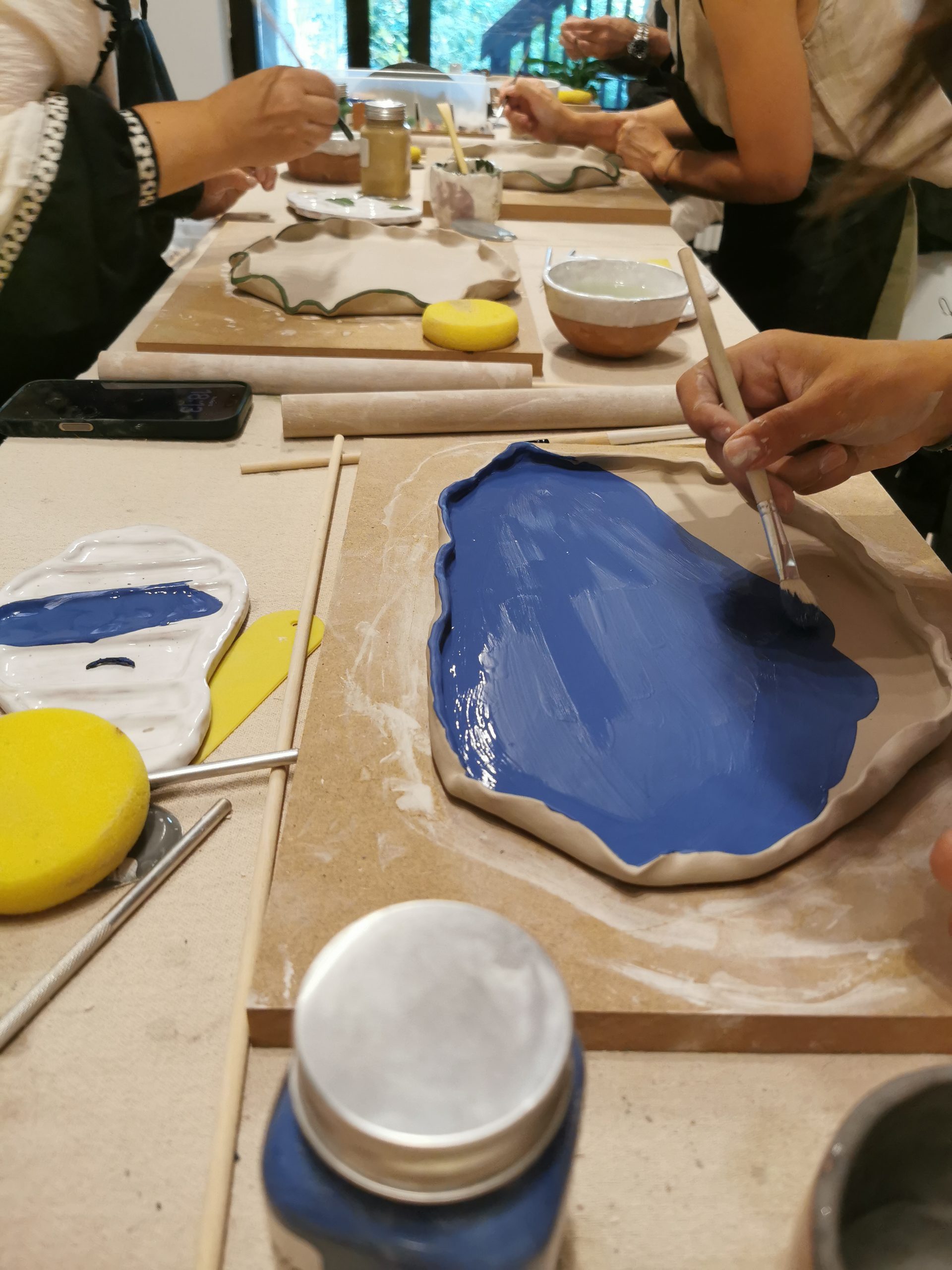 Oamenii de la ritual clay pictand