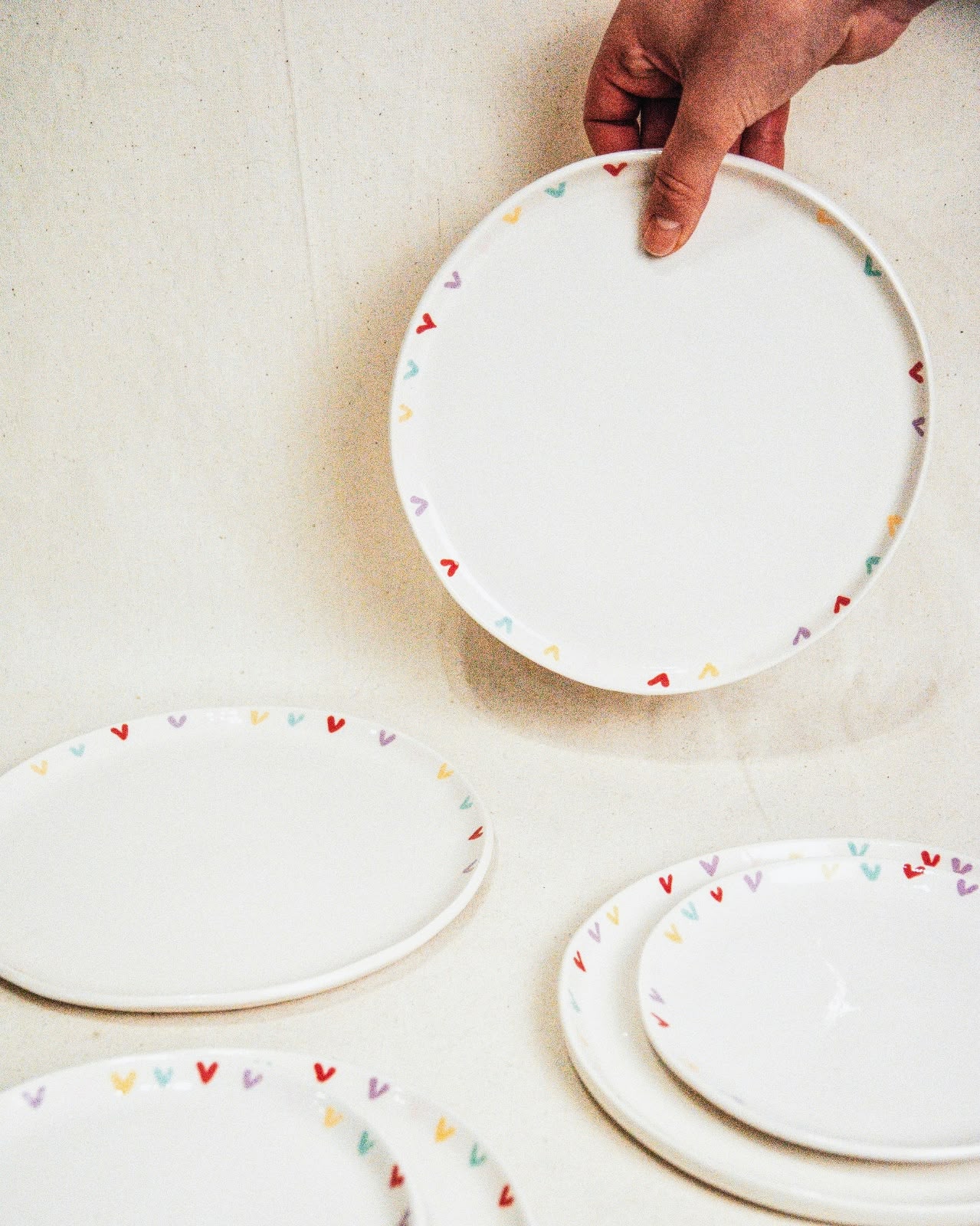 Farfurie Mare Tiny Hearts
